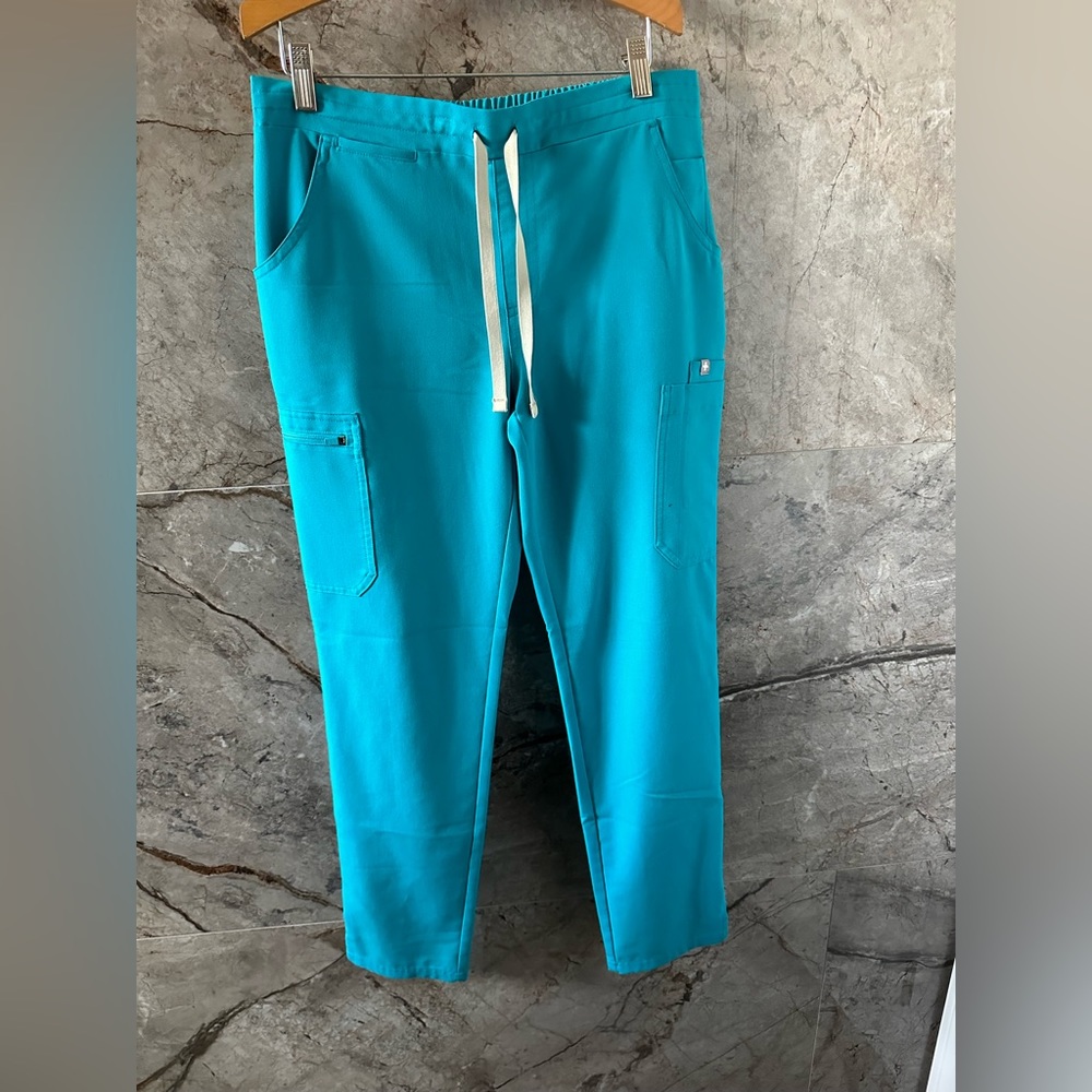 EUC*Figs Yola Scrub Skinny Pants~Teal-Small